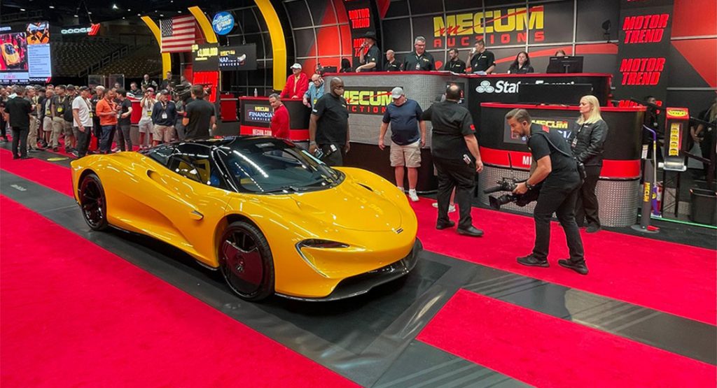 Michael Fux’s McLaren Speedtail Just Sold For $3.3 Million