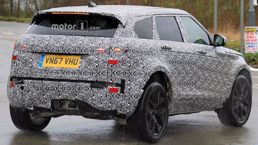 2019 Range Rover Evoque spied testing | Hybrid in works